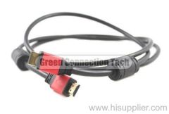 Green Connection HDMI Cable With Two Ferrite cores