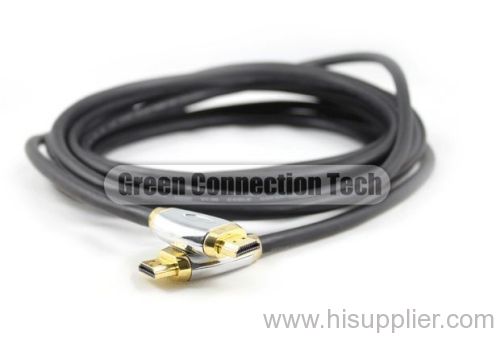 Green Connection HDMI Cable With Zinc ALloy molding