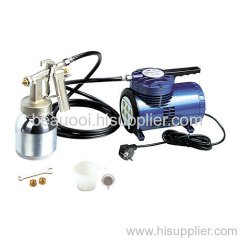 air compressor and spray gun