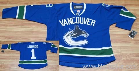 #1 BLUE LUONGO VANCOUVER CANUCKS