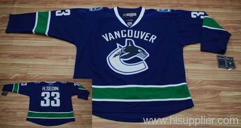 v#33 BLUE H.SEDIN VANCOUVER CANUCKS