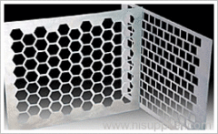 Punching hole mesh