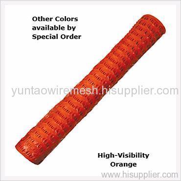 Oval Shape Orange Safety Fence