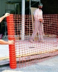 Oval Shape Orange Safety Fence