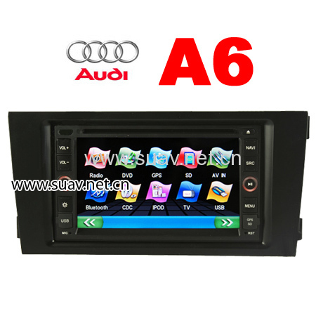 Audi A6 DVD GPS Navigation System 6.2" Digital Monitor DVB-T RDS BLUETOOTH