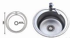stainless steel wash basin round