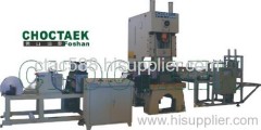 Aluminum foil tray making machine