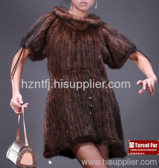 Knitted Mink Fur Garment