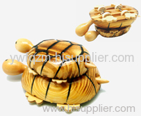 wooden toy tortoise