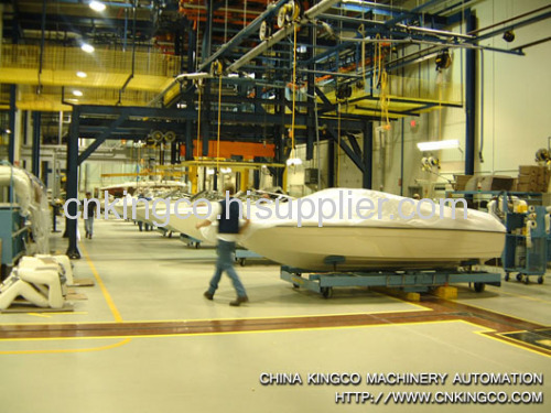 Towline Conveyor for assembling yacht