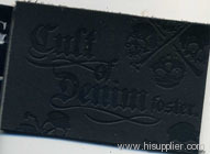 jeans leather patch