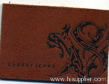 jeans leather patch