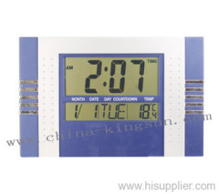 Large LCD Wall Clock