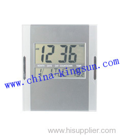 LCD Wall Clock