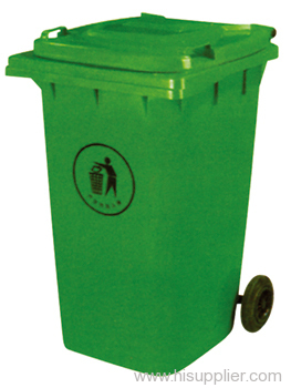 HDPE trash can