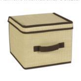 Canvas Storage Box With Cap