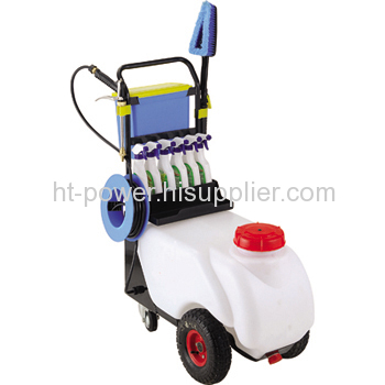 Electric trolly car washer