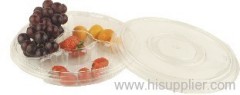 Plastic storage tray