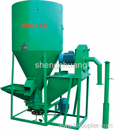 vertical crusher with mixing function