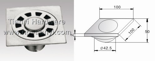 high quality anti-odour floor drain