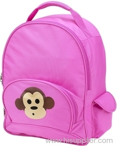 Pink school backpack