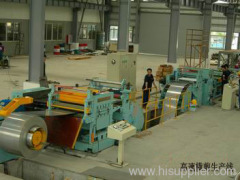 Slitting line and crosscut shearing line