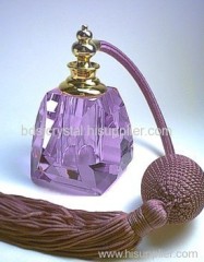 Crystal perfume bottle