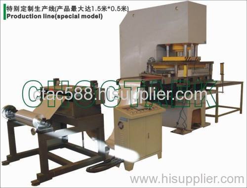 Aluminum foil container making machine