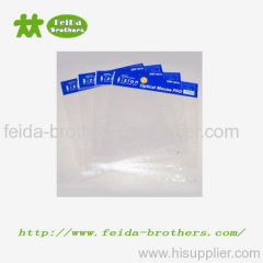 Transparent plastic bag