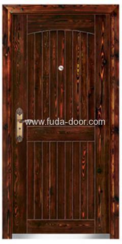 steel wooden door