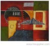 Abstract oil painting