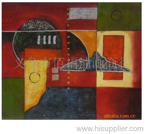Abstract oil painting
