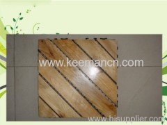 Wooden decking for room