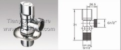 G1/2"*G1/2" Brass Ceramic Sheet Triangle Valve