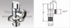 G1/2"*G3/4" Brass Ceramic Sheet Triangle Valve