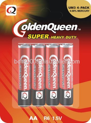 super heavy duty AA battery