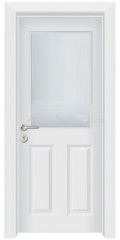 Interior steel security door