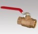 red color threaded ball valve