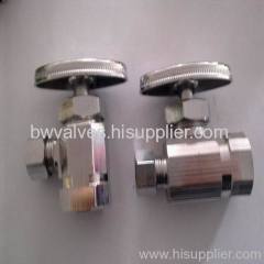 BRASS ANGLE VALVE POLISHED