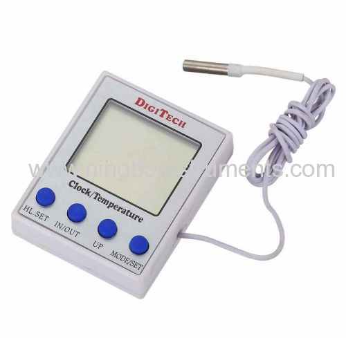 Digital thermometer have clock
