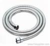 Polished stainless steel shower hose