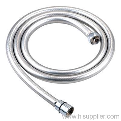 PVC gloss silver shower hose