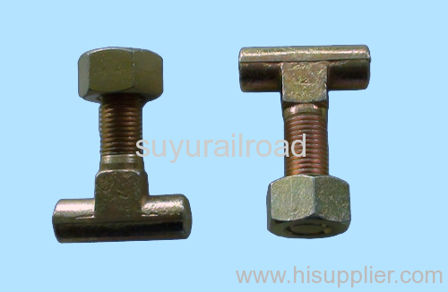 T bolt, rail bolt