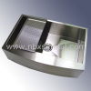 Apron front stainless steel kitchen sink