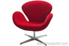 woolen fabric swan chair