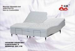 Foam massage adjustable bed
