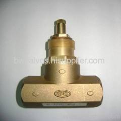 Brass stop valve