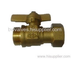 Brass Ball Valve Butterfly Handle