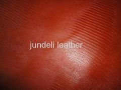crocodile pu synthetic leather for shoe and bag