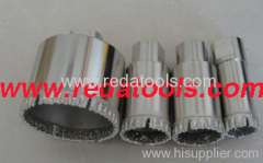 Brazed diamond core bits